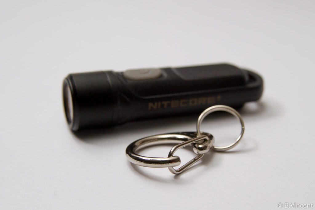 Mini lampe torche led Nitecore TIKI GITD Keychain Light - Bleu